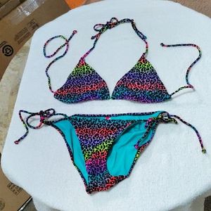 VICTORIA'S SECRET CANDY LEOPARD 2PC